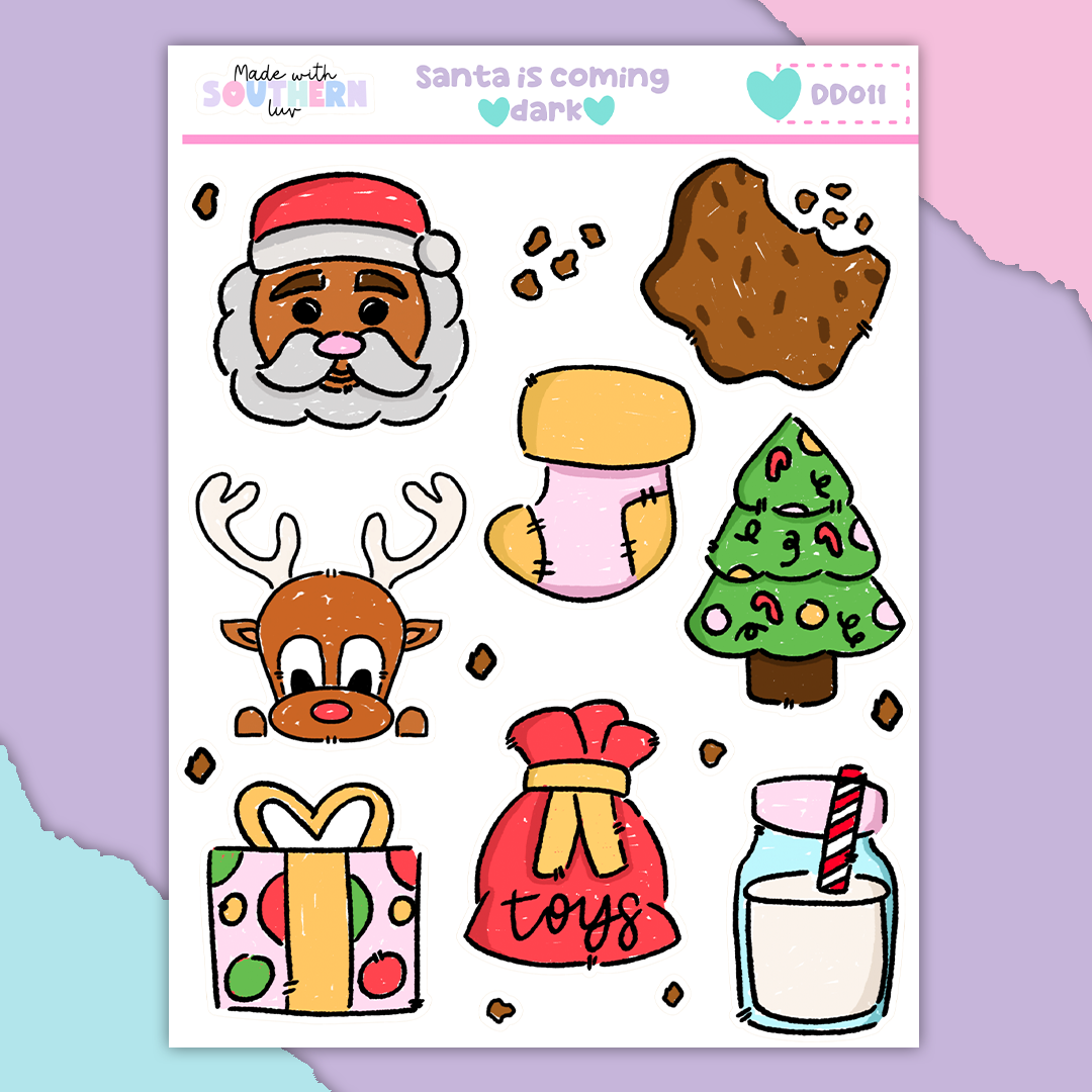 SANTA IS COMING - LARGE DECO - [ALL]