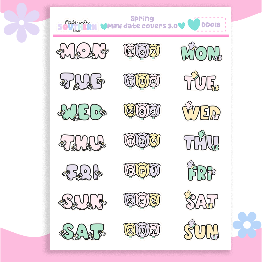 DD018 | SPRING MINI DATE COVERS 3.0