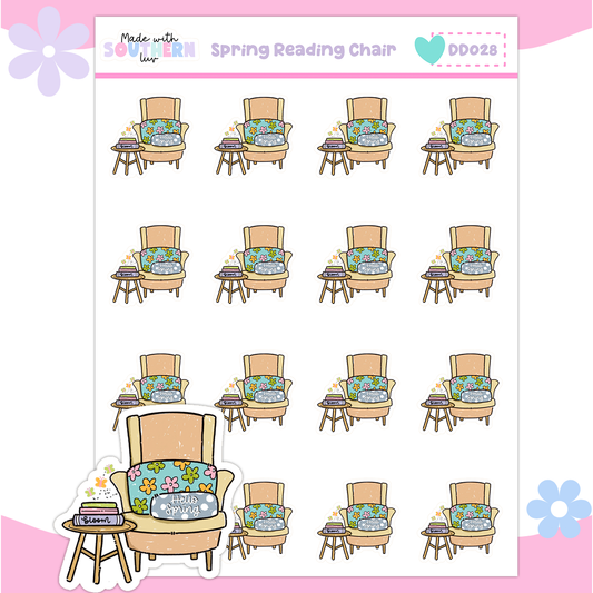 DD028 | SPRING READING CHAIR