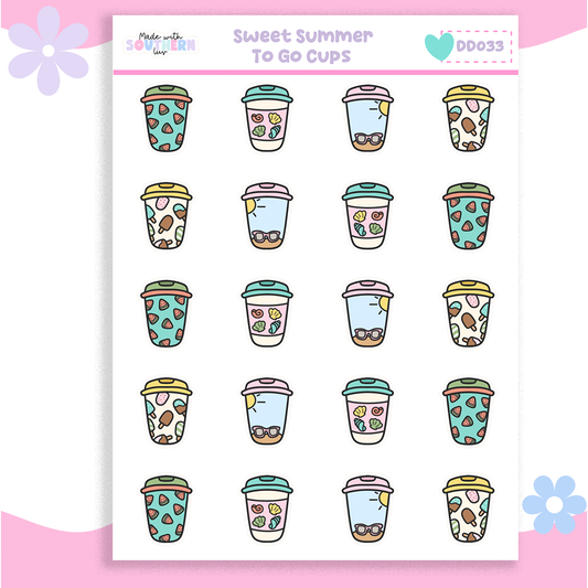 DD033 | SWEET SUMMER | TO GO CUPS