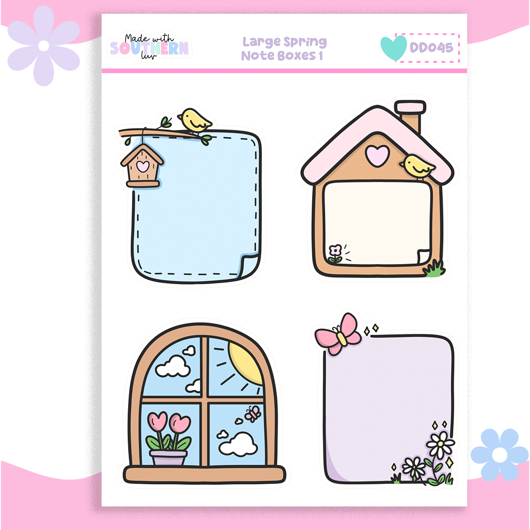 DD045 | LARGE SPRING NOTES BOXES 1