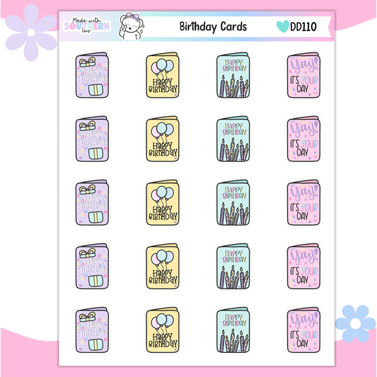 DD110 | BIRTHDAY CARDS