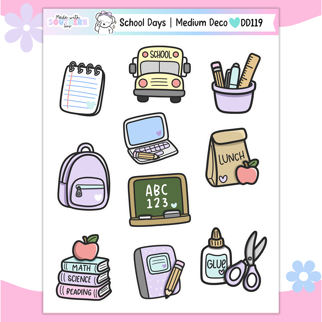 DD119 | SCHOOL DAYS | MEDIUM DECO
