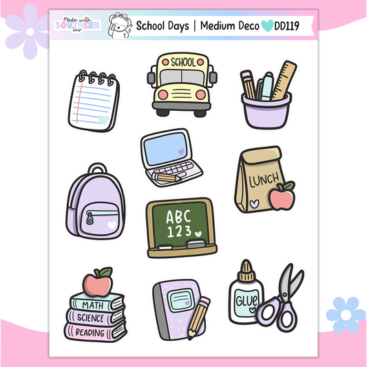 DD119 | SCHOOL DAYS | MEDIUM DECO
