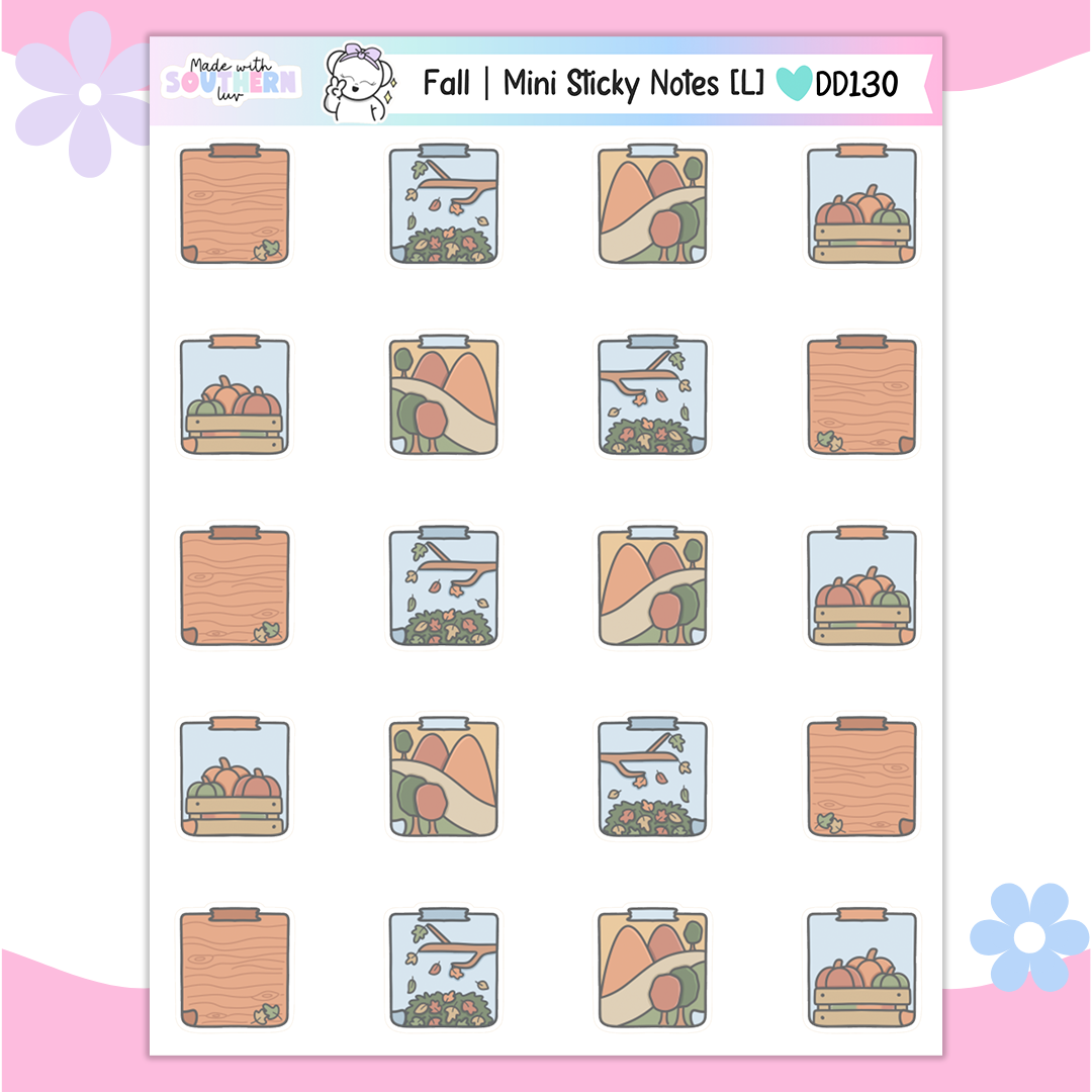 DD130 | FALL | MINI STICKY NOTES [L]