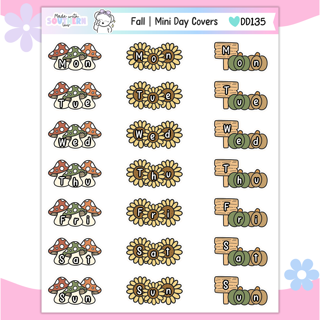 DD135 | FALL | MINI DAY COVERS