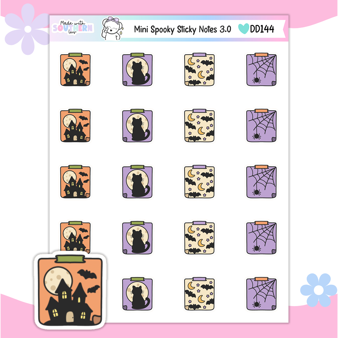DD144 | MINI SPOOKY STICKY NOTES
