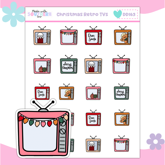 DD163 | CHRISTMAS RETRO TVS