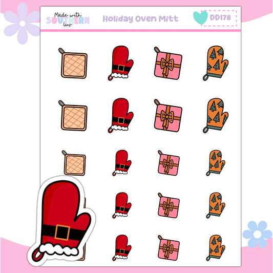 D178 | HOLIDAY OVEN MITT