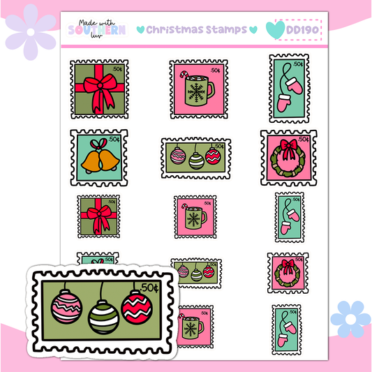 DD190 CHRISTMAS STAMPS