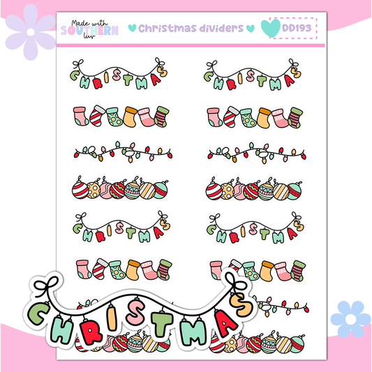 DD193 | CHRISTMAS DIVIDERS