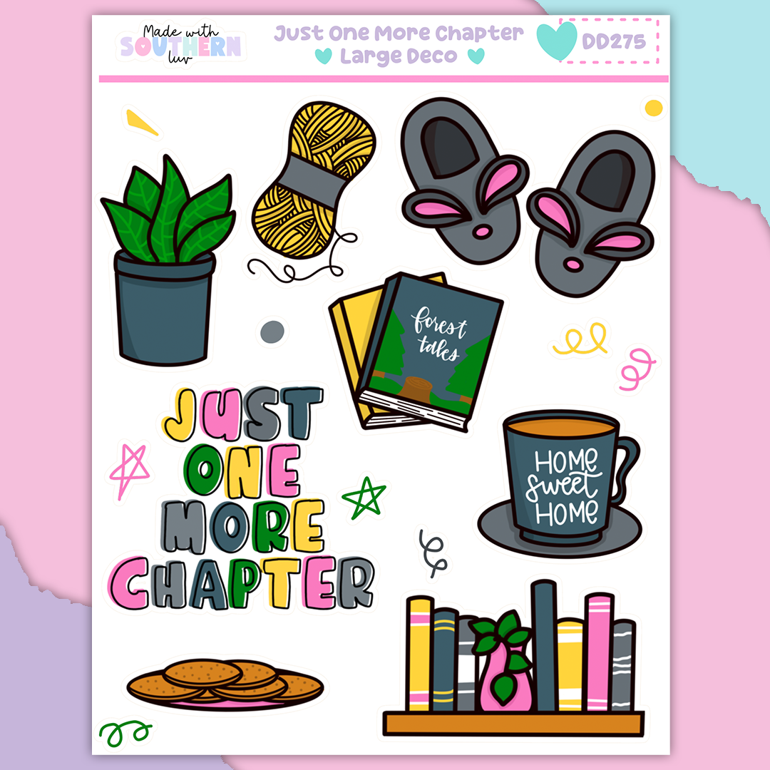 DD275 | JUST ONE MORE CHAPTER DECO