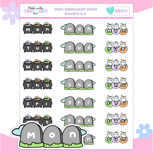 DD377 | MINI HALLOWEEN DATE COVERS 2.0