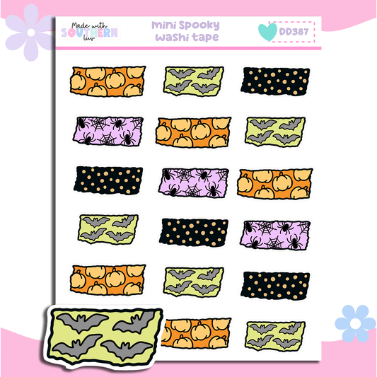 DD387 | MINI SPOOKY WASHI TAPE