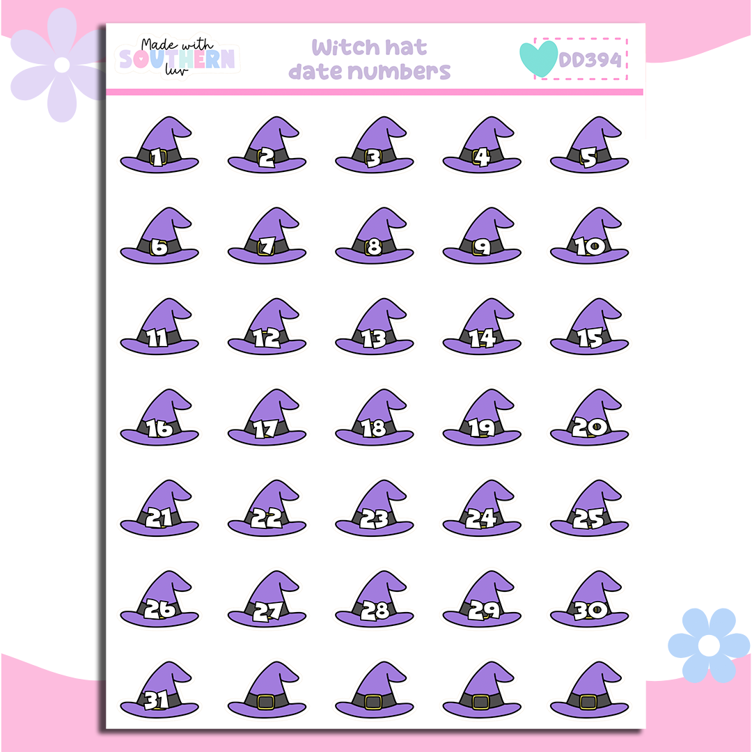 DD394 | WITCH HATE DATE NUMBERS