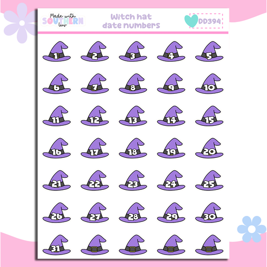 DD394 | WITCH HATE DATE NUMBERS