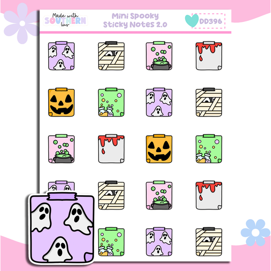 DD396 | MINI SPOOKY STICKY NOTES 2.0
