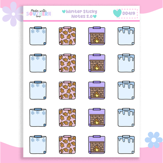 WINTER STICKY NOTES 2.0