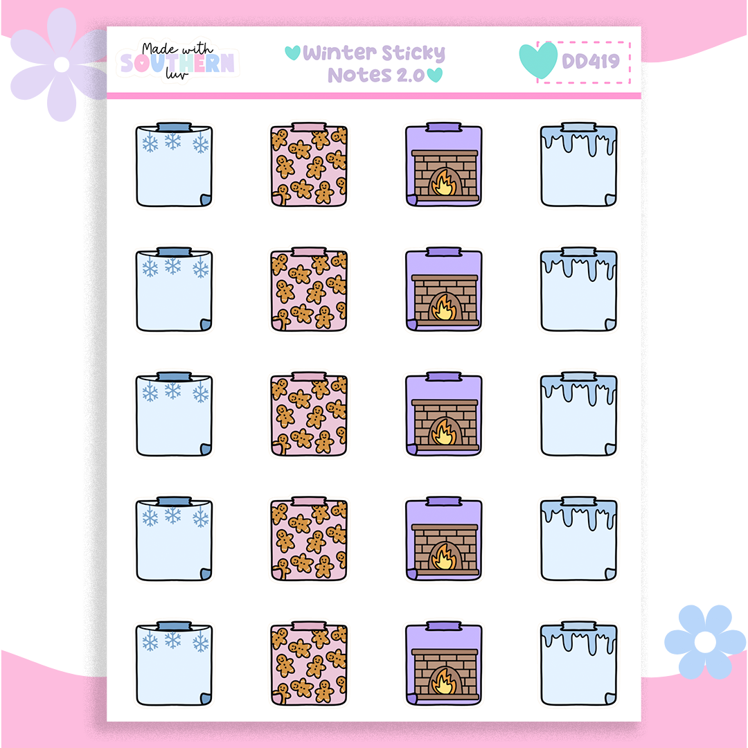 WINTER STICKY NOTES 2.0