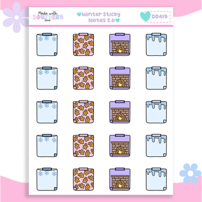 WINTER STICKY NOTES 2.0