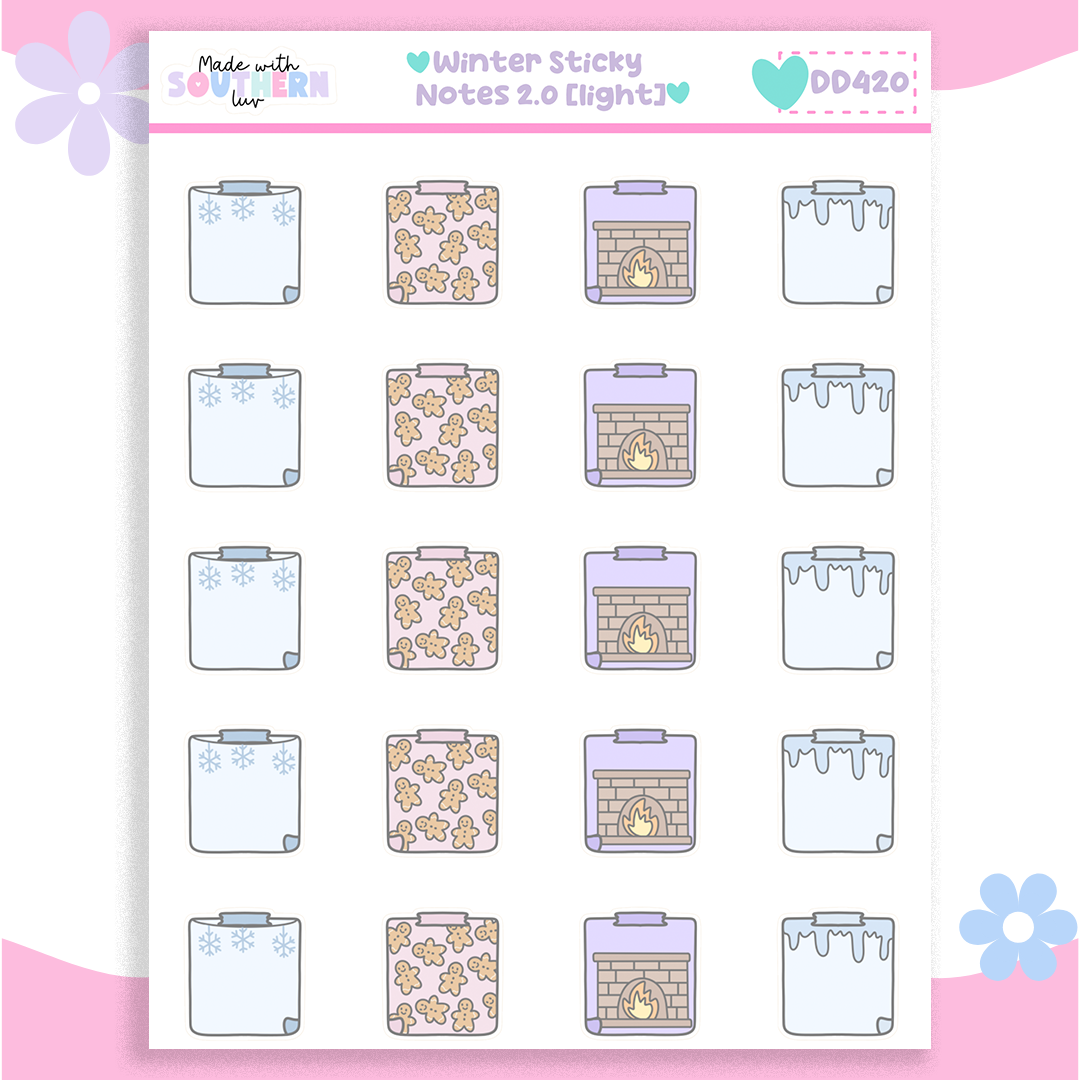 WINTER STICKY NOTES 2.0