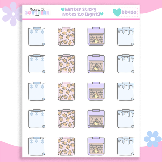 WINTER STICKY NOTES 2.0