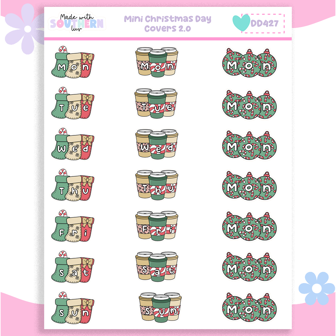 DD427 | MINI CHRISTMAS DAY COVERS 2.0