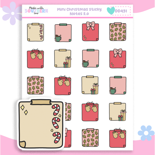 DD431 | MINI CHRISTMAS STICKY NOTES