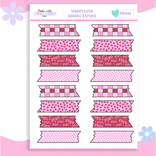 DD441 | VALENTINE WASHI STRIPS