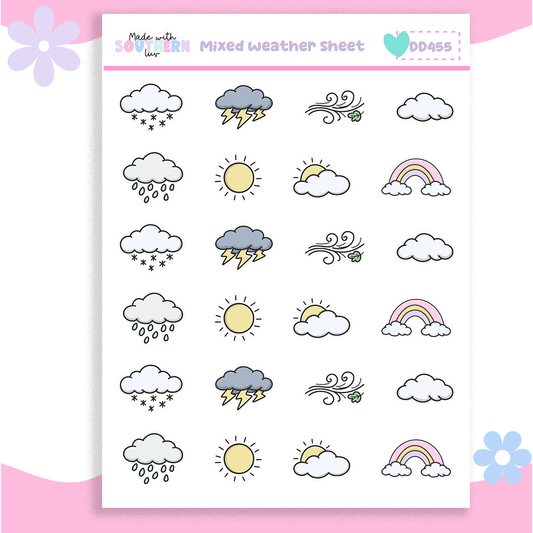 DD455 | MIXED WEATHER SHEET