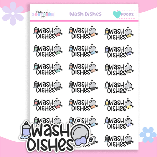 FD002 | WASH DISHES