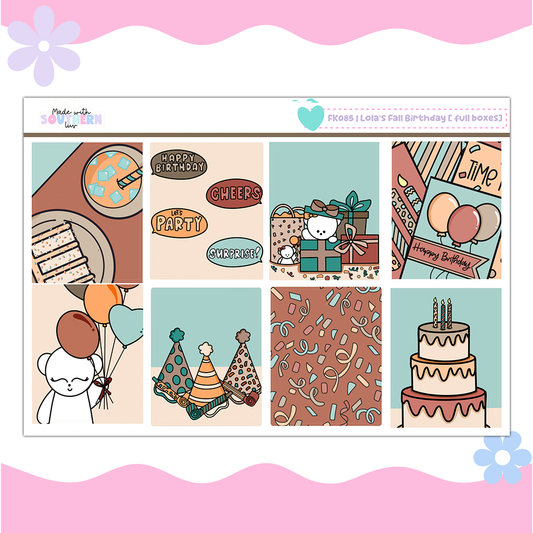 FK085 | LOLA'S FALL BIRTHDAY [4 PAGES]