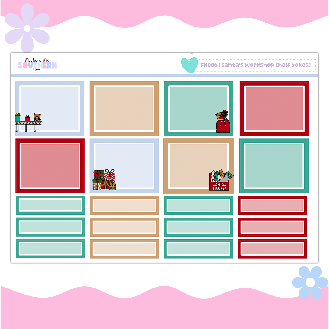 FK086 | SANTA'S WORKSHOP FULL KT [ 4 PAGES ]