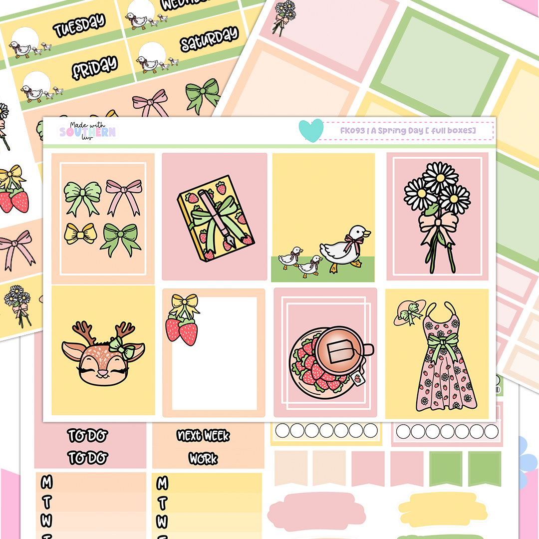 FK093 | A SPRING DAY | FULL KIT [4 PAGES]
