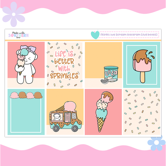 FK095 | WE SCREAM ICE CREAM | FULL KIT [4 PAGES]