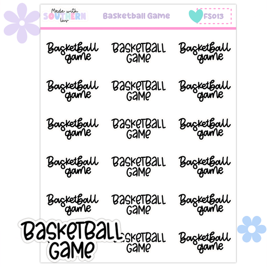 FS013 | BASKETBALL GAME - FUNCTIONAL SCRIPT