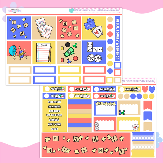 HCK049 | GAME NIGHT | HOBONICHI COUSIN