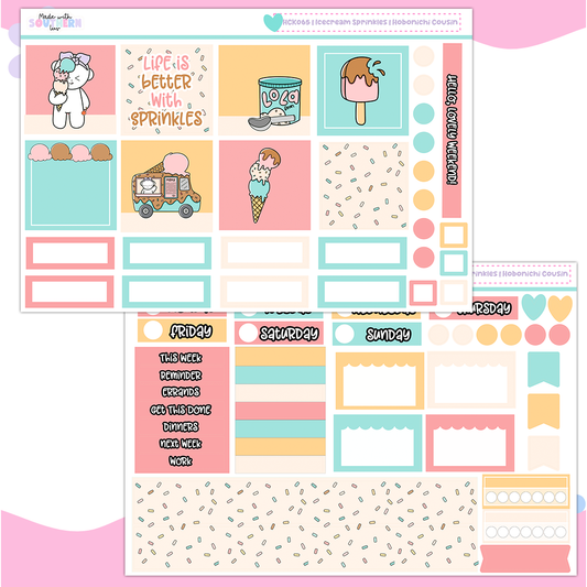 HCK065 | ICE CREAM SPRINKLES | HOBONICHI COUSIN
