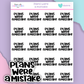 HW016 | PLANS WERE A MISTAKE