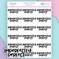 HW025 | IMPERFECTLY PERFECT