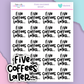 HW105 | FIVE COFFEES LATER...