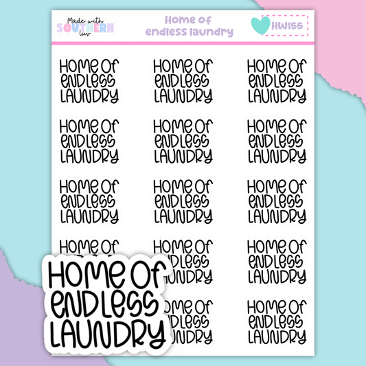 HW155 | HOME OF ENDLESS LAUNDRY