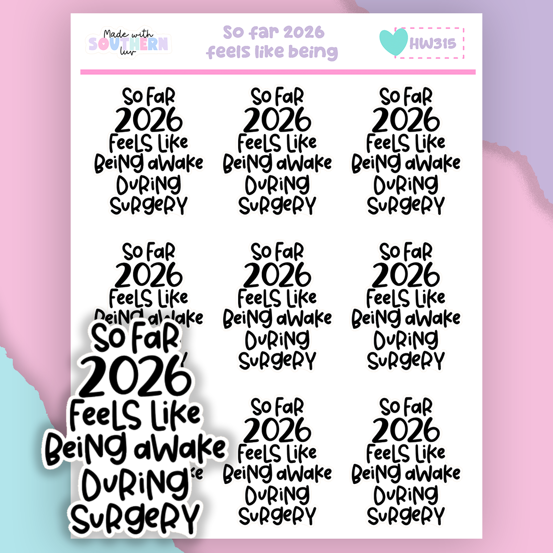 HW315 | SO FAR 2026 FEELS LIKE BEING