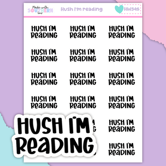 HW345 | HUSH I'M READING