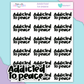 HW407 | ADDICTED TO PEACE