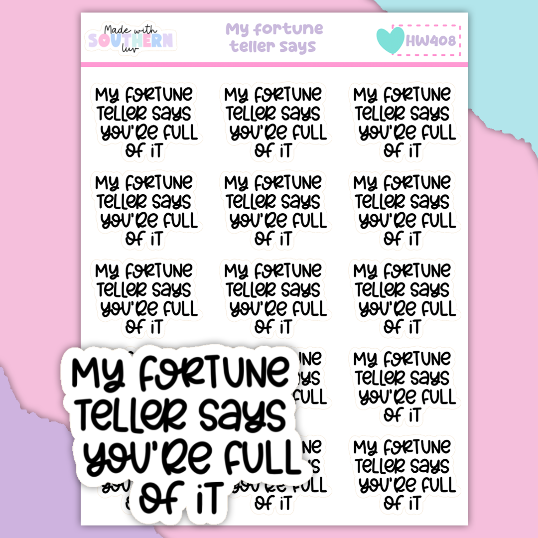 HW408 | MY FORTUNE TELLER