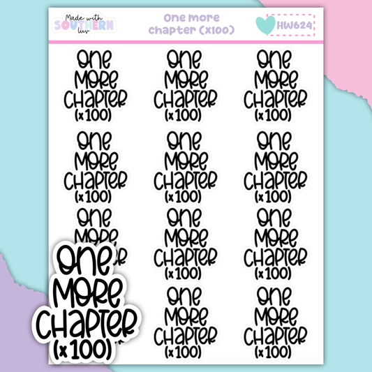 HW624 | ONE MORE CHAPTER (X100)
