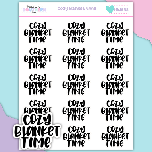 HW632 | COZY BLANKET TIME