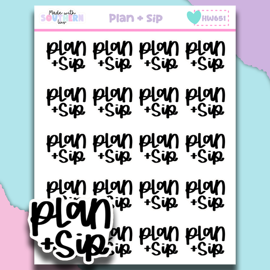 HW651 | PLAN + SIP