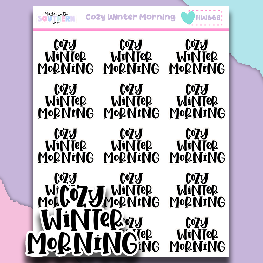 HW668 | COZY WINTER MORNING